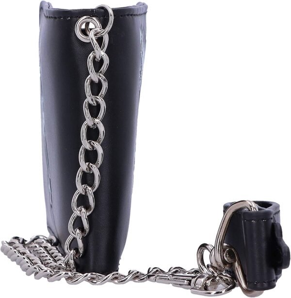 Band Merchandise~ B5217R0 Officially Licensed Slipknot Flaming Goat Logo Wallet with Chain, Black, 11cm