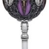 Dark Collection~B4725P9 Edgar's Raven Goblet 18cm, Resin w. Stainless Steel
