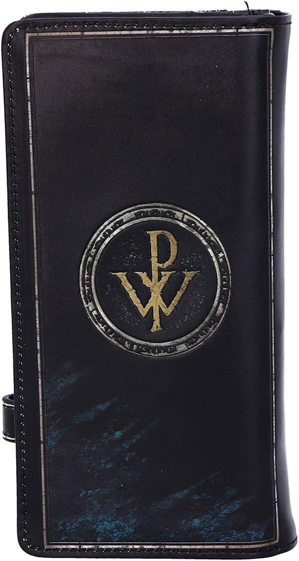 Band Merchandise~ Officially Licensed Powerwolf Kiss of The Cobra King Embossed Womens Purse, Black, 18.5cm