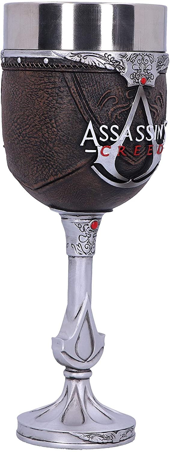Gaming collectables~ Officially Licensed Assassins Creed Brown Hidden Blade Game Goblet, 20.5cm