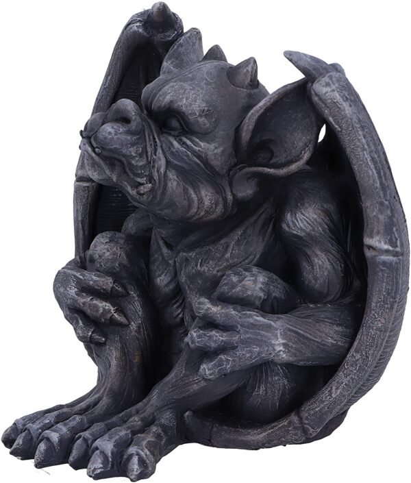 Dark Collection~Hugo Dark Black Grotesque Gargoyle Figurine, 12.5cm