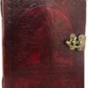 Witchcraft~Leather Celtic Tree of Life Book of Shadows Blank Spell Book Wicca