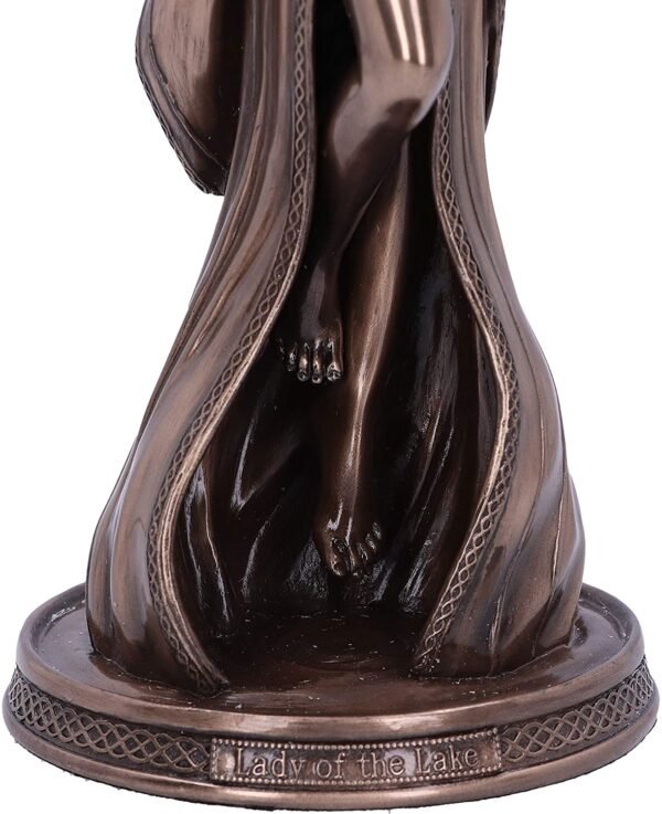 Magicun N.Giftware~James Ryman Lady of The Lake Fairytale Enchantress Figurine, 24cm, Bronze