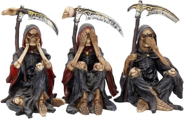 Magicun N.Giftware~Something Wicked (Set of Three) Figurine 13 cm Black, Size 24cm