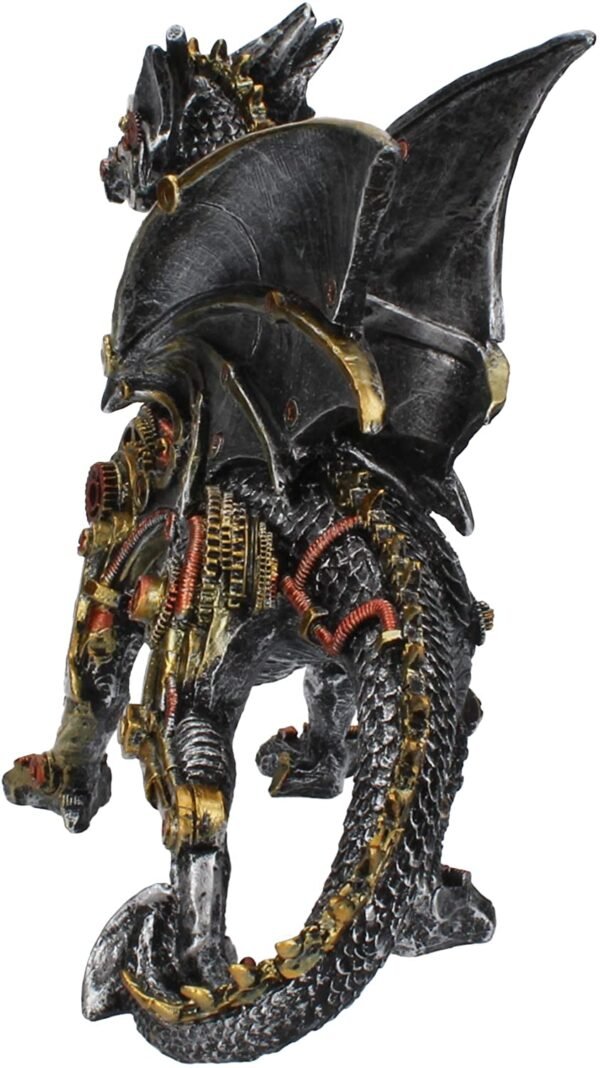 Steampunk Collection~Dracus Machina Figurine 29cm Silver