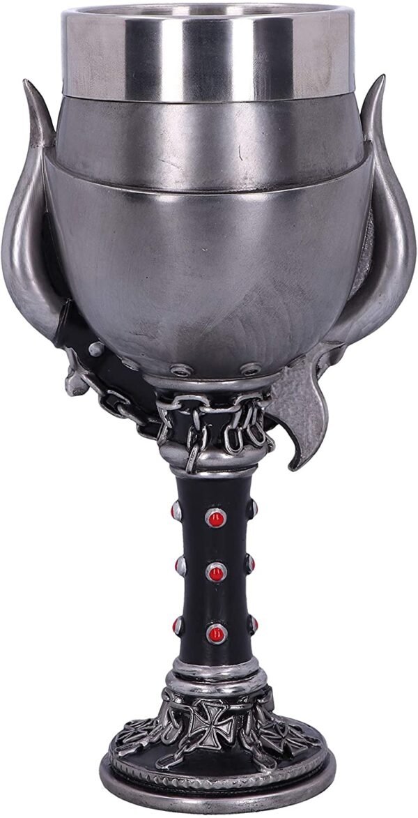 Band Merchandise~ Officially Licensed Motorhead Snaggletooth Warpig Goblet Glass, Silver, 20.5cm