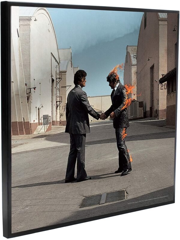 Band Merchandise~ Pink FloydWish You were Here Crystal Clear Pic, MDF, Blue, 32cm