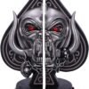 Band Merchandise~ Offically Licensed Motorhead Ace of Spades Warpig Snaggletooth Bookends, Silver, 18.5cm