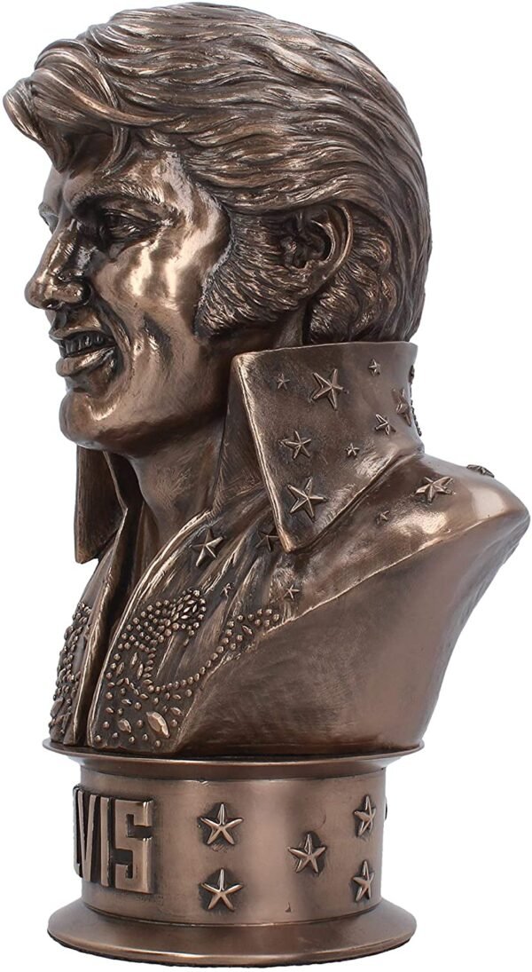 Magicun N.Giftware~Bronze Elvis Bust Figurine 33cm, us:one Size