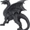 Magicun N.Giftware~Dragon Watcher Figurine 28.5cm Black