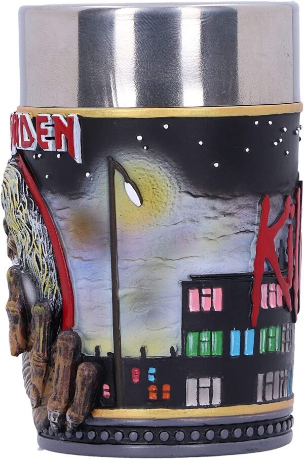 Band Merchandise~ Officially Licensed Iron Maiden The Killers Eddie Album Shot Glass, Black, 8.5cm