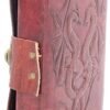 Fantasy Collection~ Double Dragon Leather Journal With Lock 20cm Brown