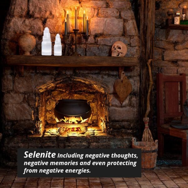 Selenite Crystal Lamp Crystal Light Lamp, Healing & Meditation Extra Large Crystal