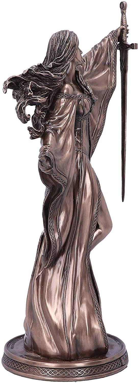 Magicun N.Giftware~James Ryman Lady of The Lake Fairytale Enchantress Figurine, 24cm, Bronze