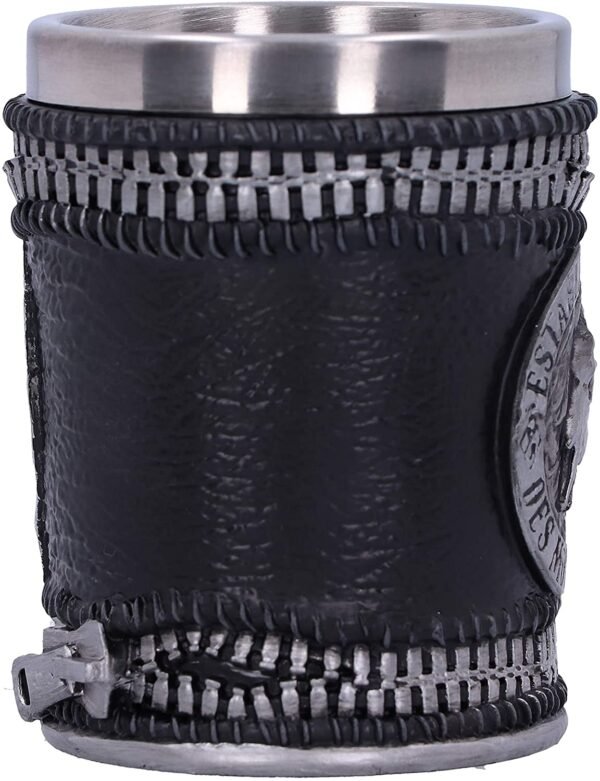 Band Merchandise~ Officially Licensed Slipknot Flaming Goat Logo Shot Glass, Black, 8.5cm