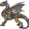 Steampunk Collection~Dracus Machina Figurine 29cm Silver