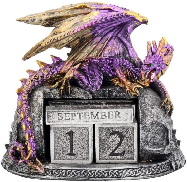 MAGICUN N.GIFTWARE~ Nightwynd Calendar 19cm Purple