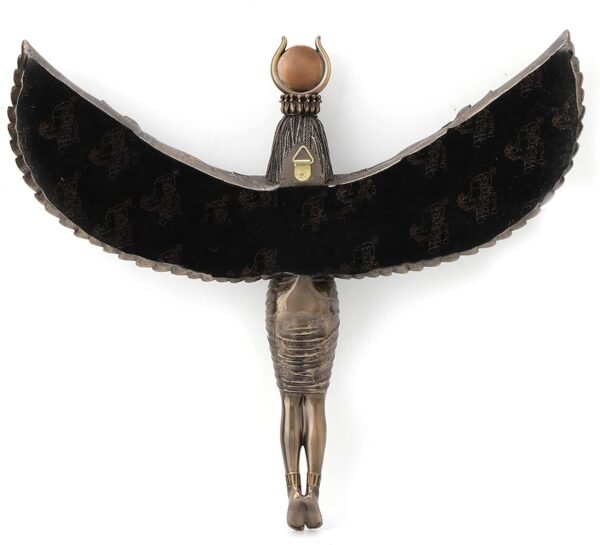 Magic  Collection~Egyptian Goddess Isis Spreading Wings Wall Plaque 11.8" Tall