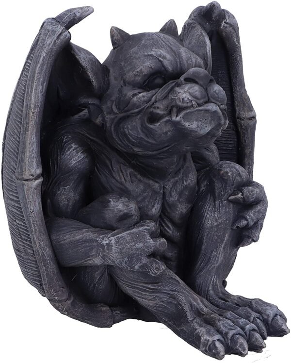 Dark Collection~Hugo Dark Black Grotesque Gargoyle Figurine, 12.5cm