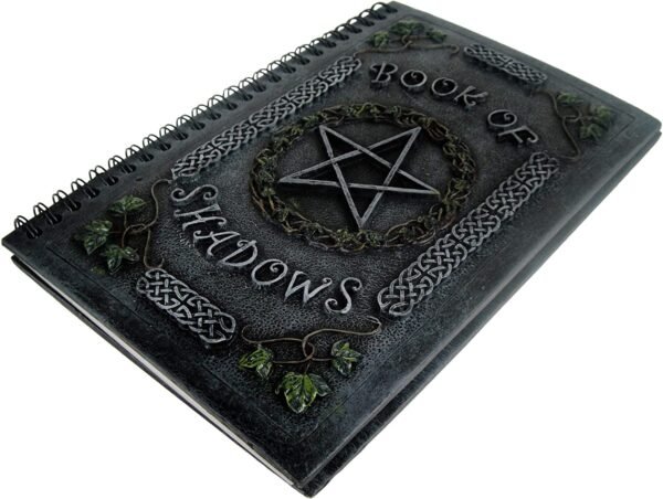 Wiccan Collection~Ivy Book Of Shadows Journal 18cm Grey