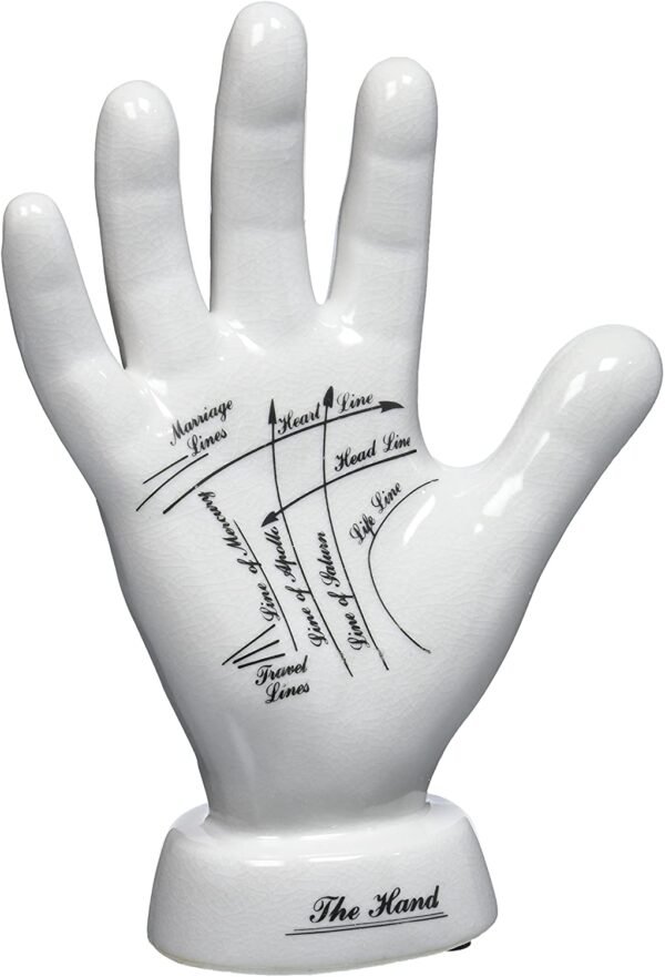 Magic  Collection~Design Toscano PD9903 The Palmistry Hand Sculpture,ancient ivory
