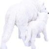 Animal Collection~ U4774P9 Winter Offspring Figurine 27.5cm, Resin, White, One Size
