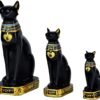 Magicun  Collection~NileCart Egyptian Bastet Collectible Figurine Cat Goddess Statue - Made in Egypt (Medium 5.4 inches Tall)