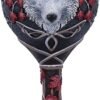 Magicun N.Giftware~White Lisa Parker Guardian of The Fall Autumn Wolf Goblet, 19.5cm