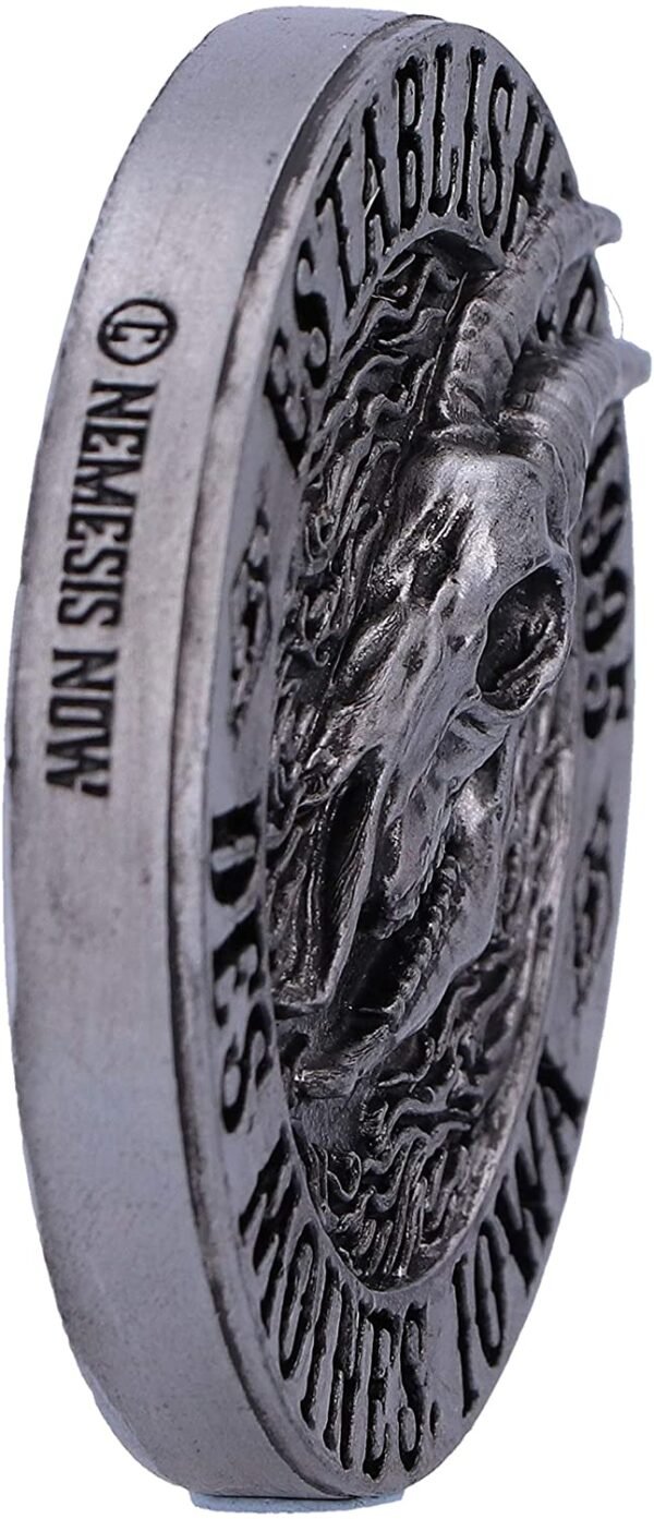 Band Merchandise~ Officially Licensed Slipknot Flaming Goat Fridge Magnet, Silver, 6cm