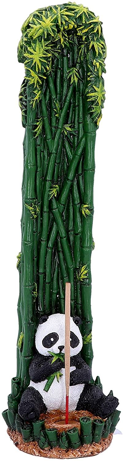 Animal Collection~ Panda Protection Incense Burner 26.5cm, Green, One Size