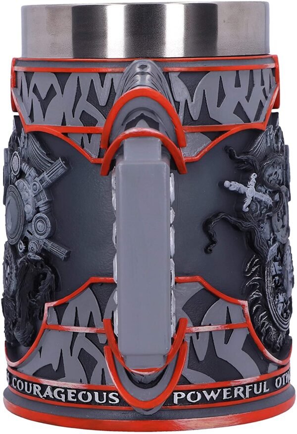 Gaming collectables~ Magic The Gathering Five Colour Wheel Tankard, Grey, 15.5cm