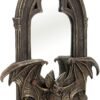 Magic  Collection~Unicorn Studios WU76892A4 Steampunk Bat Mirror