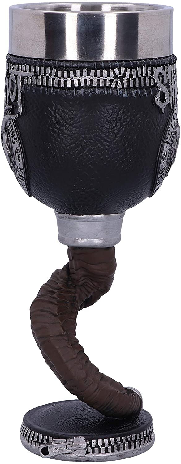 Band Merchandise~ Officially Licensed Slipknot Flaming Goat Horn Goblet, Black, 19.5cm
