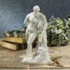 Magic  Collection~Design Toscano WU74741 Farnese Hercules Roman God Statue, 10 Inch, Bonded Marble Polyresin, White