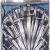 Magicun N.Giftware~B4096M8 Sword Hip Flask 13cm Blue, PU/Stainless Steel