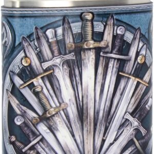 Mythology Collection~ Sword Hip Flask 13cm Blue