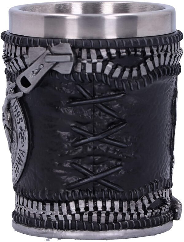 Band Merchandise~ Officially Licensed Slipknot Flaming Goat Logo Shot Glass, Black, 8.5cm