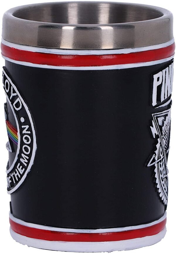 Band Merchandise~ B4897P9 Pink Floyd Darkside of The Moon Tour Shot Glass, Black, 7cm