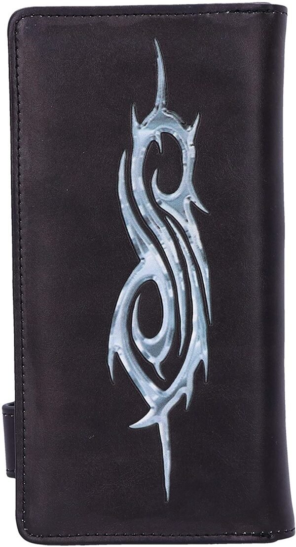Magicun N.Giftware~, Black Officially Licensed Slipknot Flaming Goat Art Embossed Purse, 18.5cm