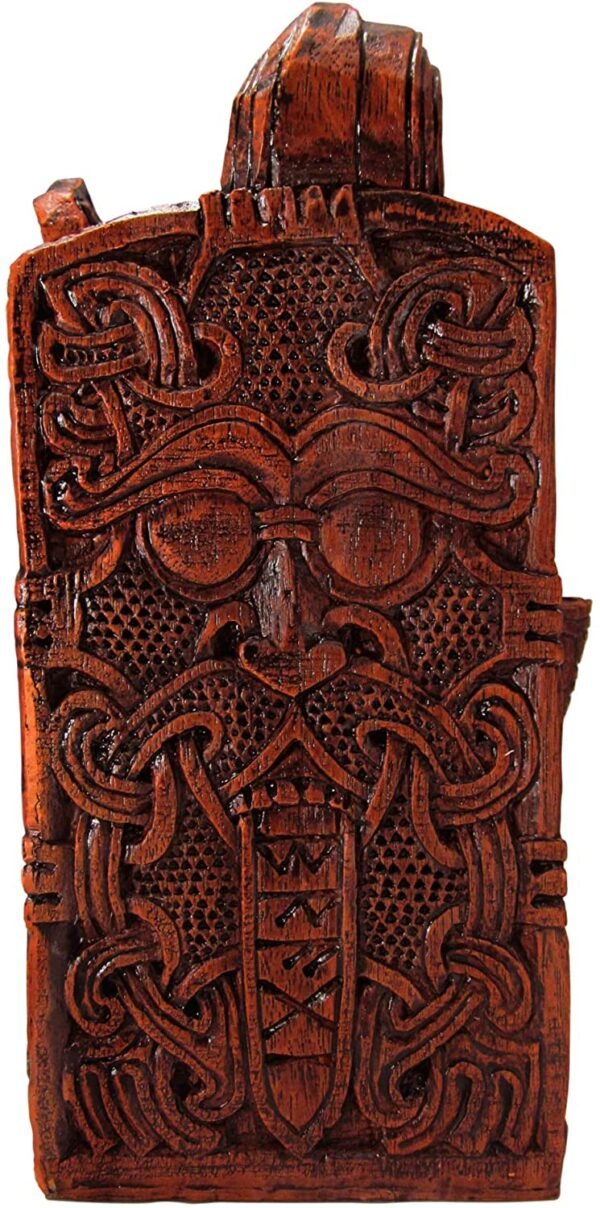 Magicun Altar~Dryad Design Seated Bragi Statue Norse God of Bards and Poetry