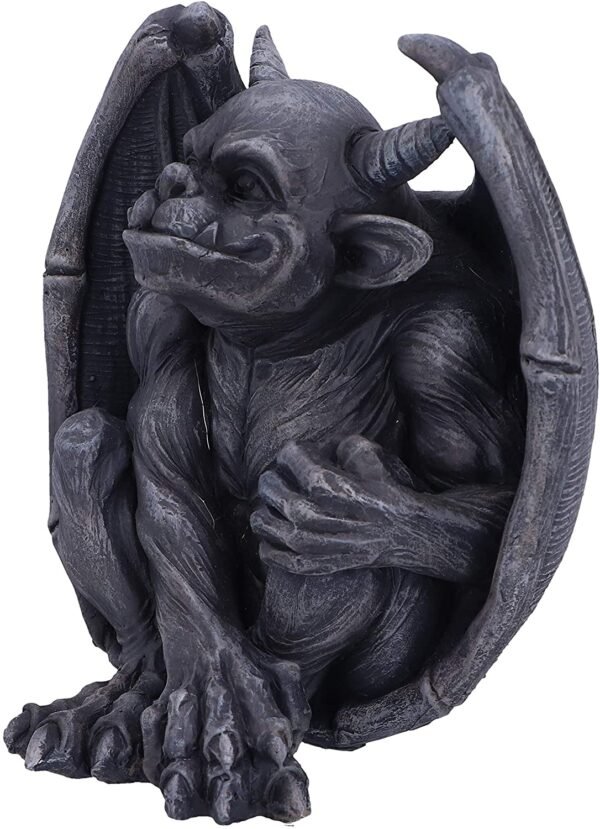 Dark Collection~Victor Dark Black Grotesque Gargoyle Figurine, 13cm