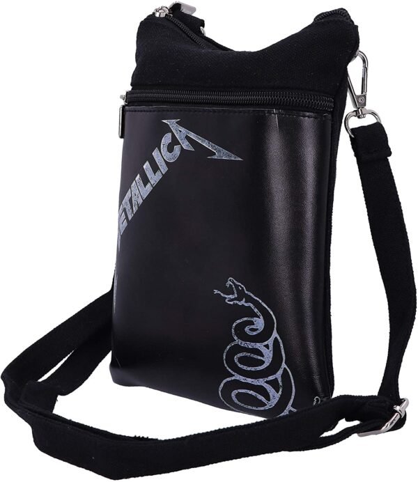 Band Merchandise~ Officially Licensed Metallica The Black Album Shoulder Bag, 23cm