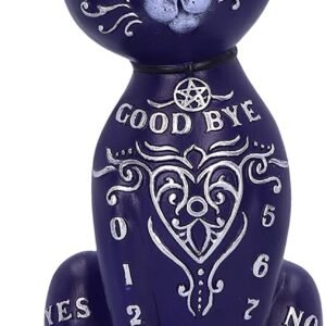 Dark Collection~Purple Mystic Kitty 26cm Ouija Cat Figurine