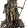 Magic  Collection~10.4 Inch Hel Norse Goddess of Underworld Antique Bronze Sculpture