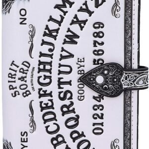 Wiccan Collection~White Spirit Board Embossed Ouija Purse, 18.5cm