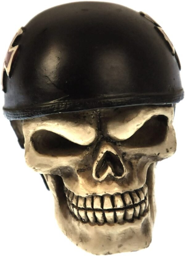 Dark Collection~Skull Racer Gear Knob 8.5cm, Resin, Ivory