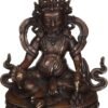 Magic  Collection~Authentic 6" Kubera Statue Also Known as Jambhala Chief of Demons of The Lower World. Hand Made in Nepal - Tibetan Buddha Statue - Peace Harmony Buddhism Statue - Antique Style