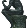 Magic  Collection~Design Toscano QL0197710 Rodin's Thinker Man Statue, Medium, 10 Inch, Polyresin, Bronze Verdigris Finish