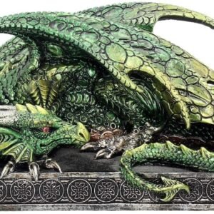 MAGICUN N.GIFTWARE~ Dragon's Den Figurine 13cm Green