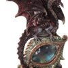 Fantasy Collection~ Eye Of The Dragon Red Figurine 26cm Red
